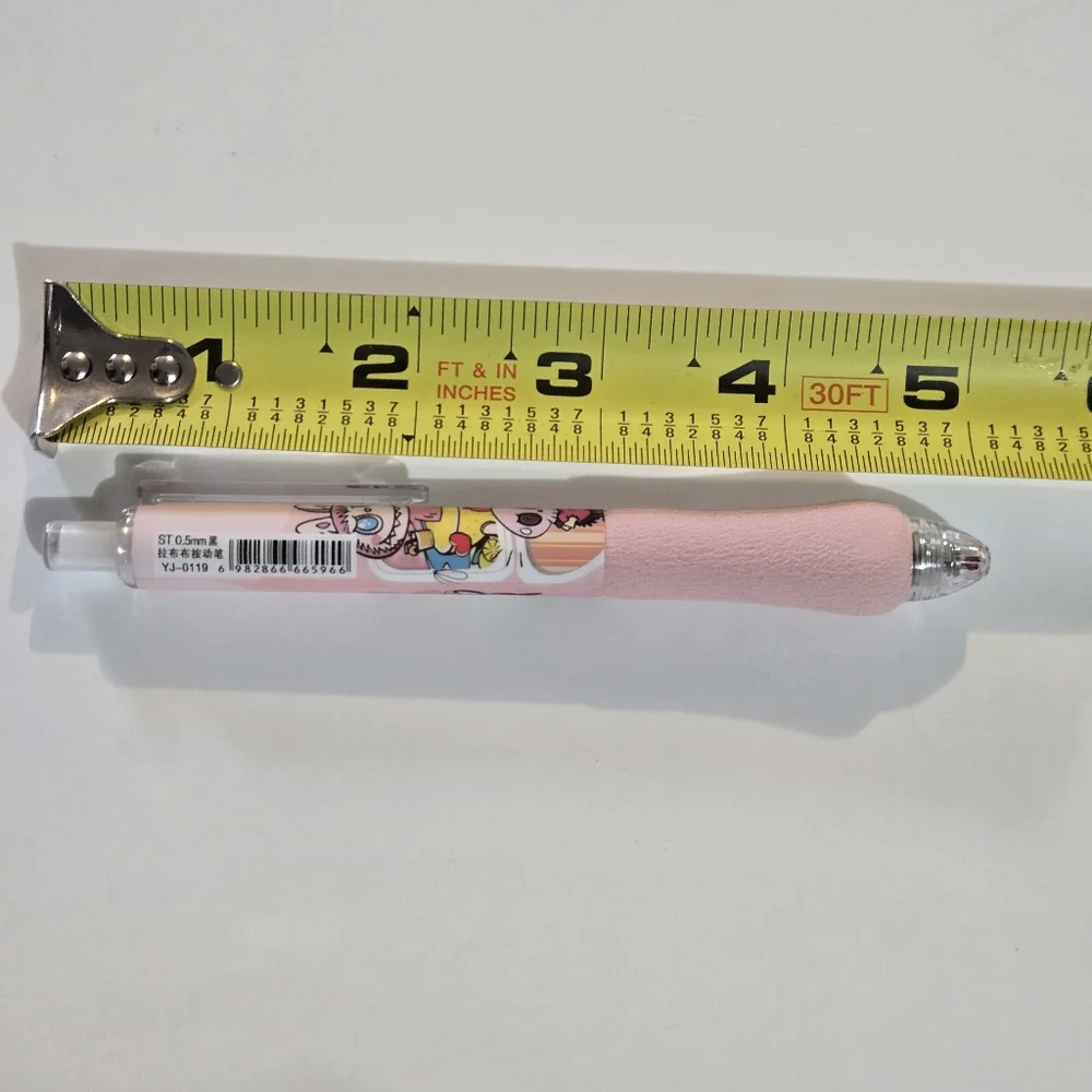 🍒🍒 Light Pink Labubu Pen With Cushion Grip